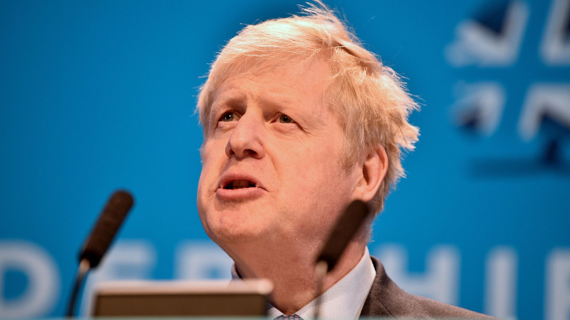 Boris Johnson during the Conservative Party leadership hustings - Credit: PA