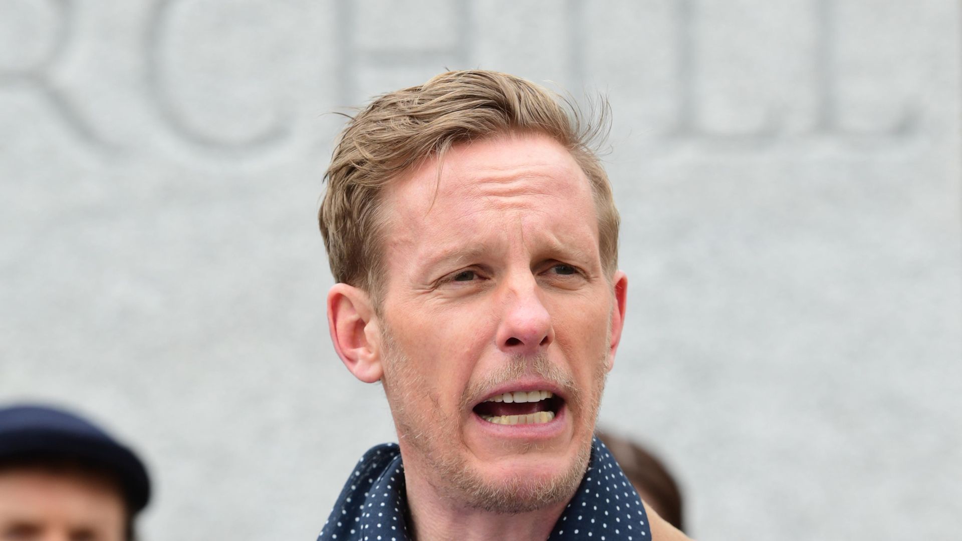 Leader of the Reclaim Party, Laurence Fox, at the launch of their party manifesto for the London Mayoral election, in Parliament Square, Westminster, central London. Photo: PA