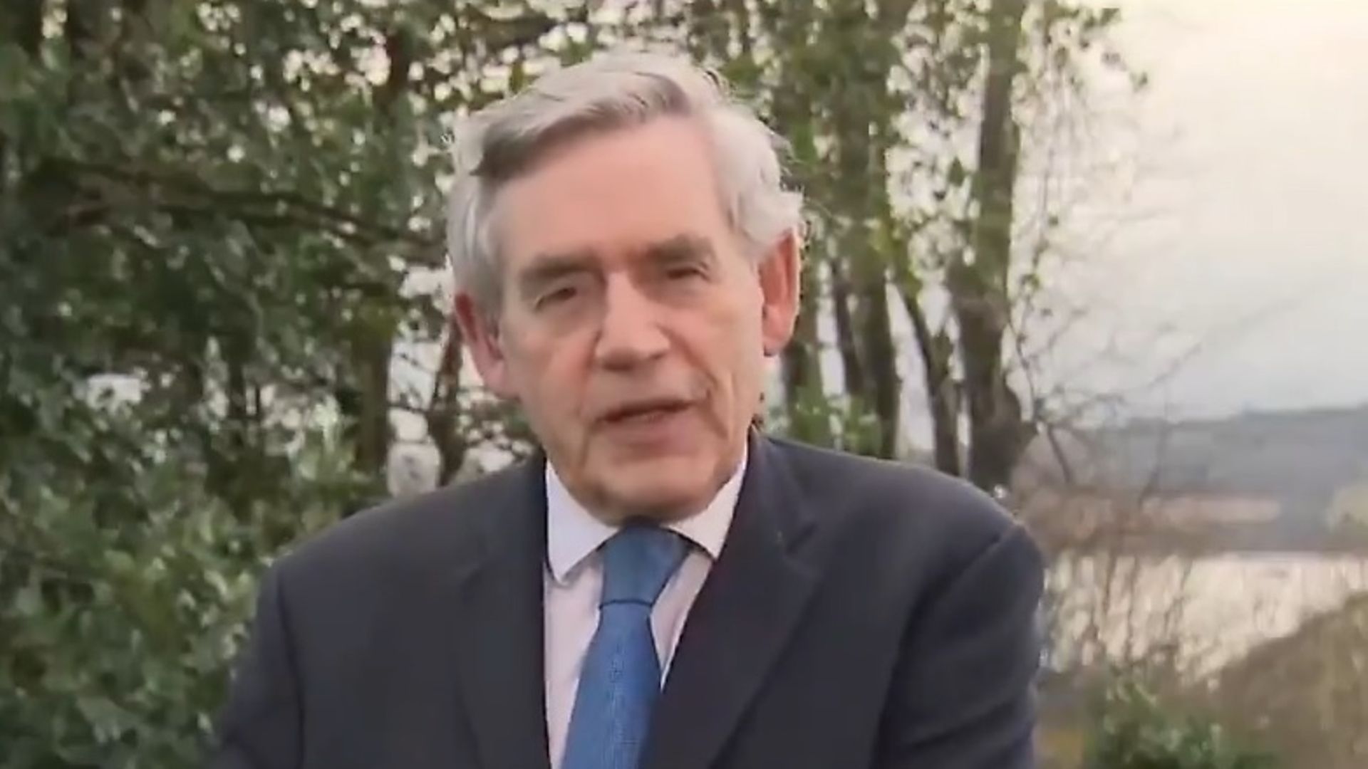 Gordon Brown on Sophy Ridge on Sunday - Credit: Sky News