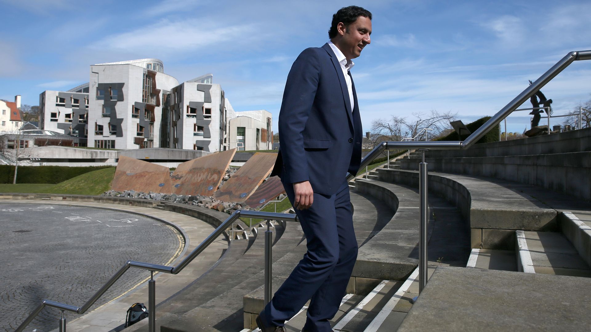 Scottish Labour leader Anas Sarwar has promised to scrap the TV licence fee for over-75s - Credit: PA