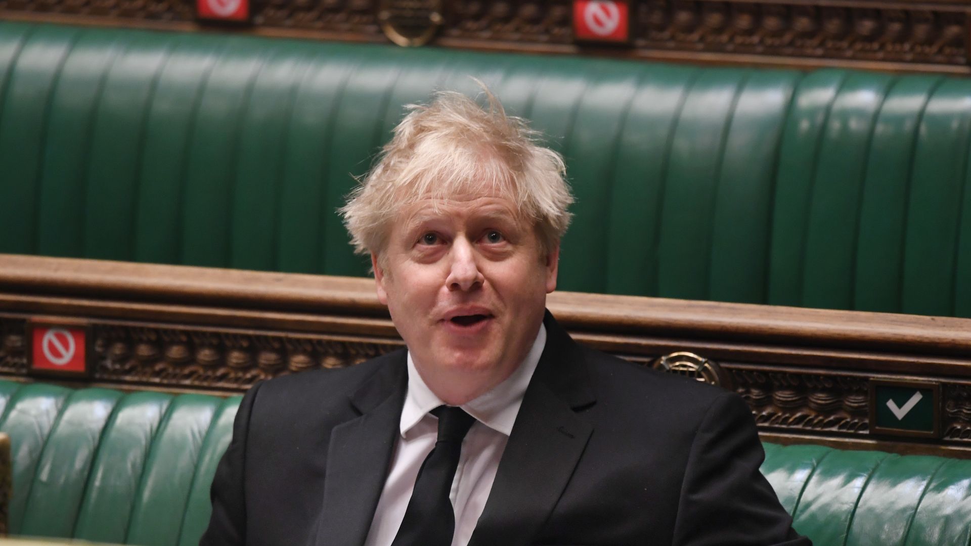 Boris Johnson in the House of Commons - Credit: PA