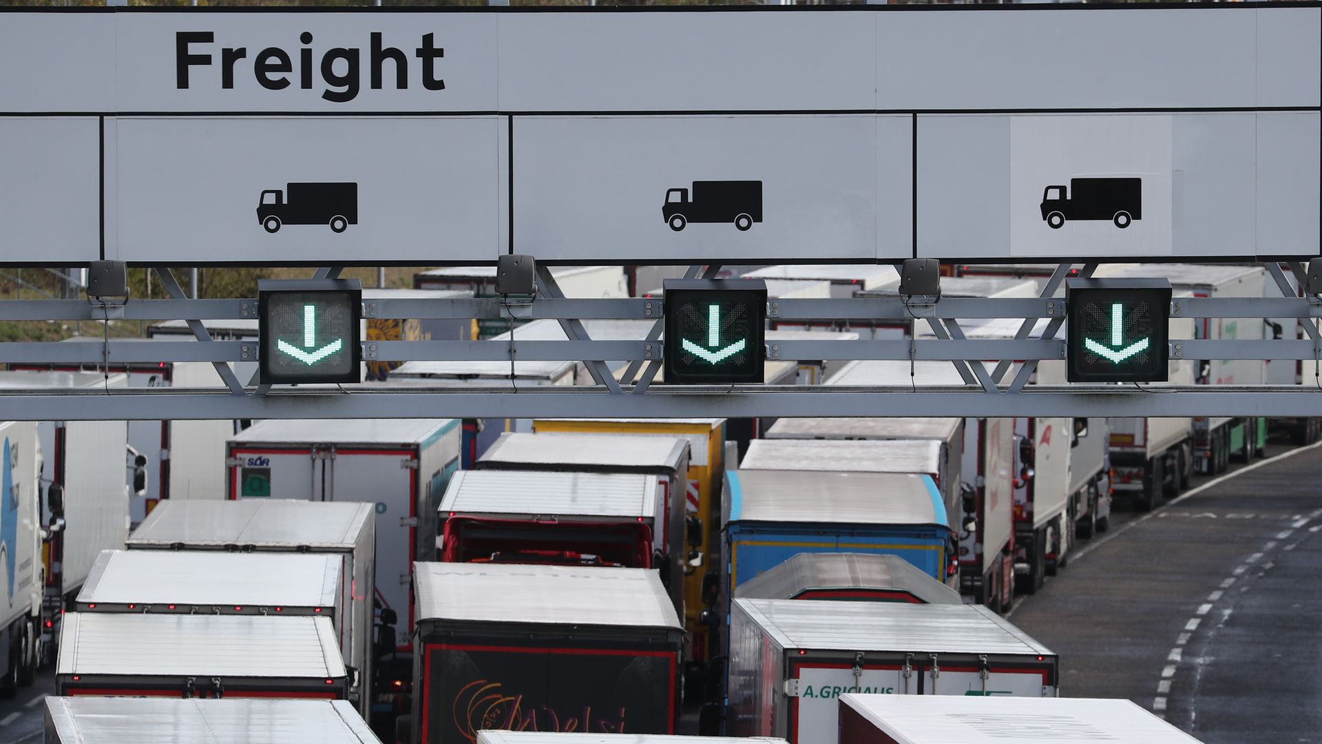 Fisherman in Boulogne-sur-Mer are blocking lorries carrying UK-landed fish - Credit: PA