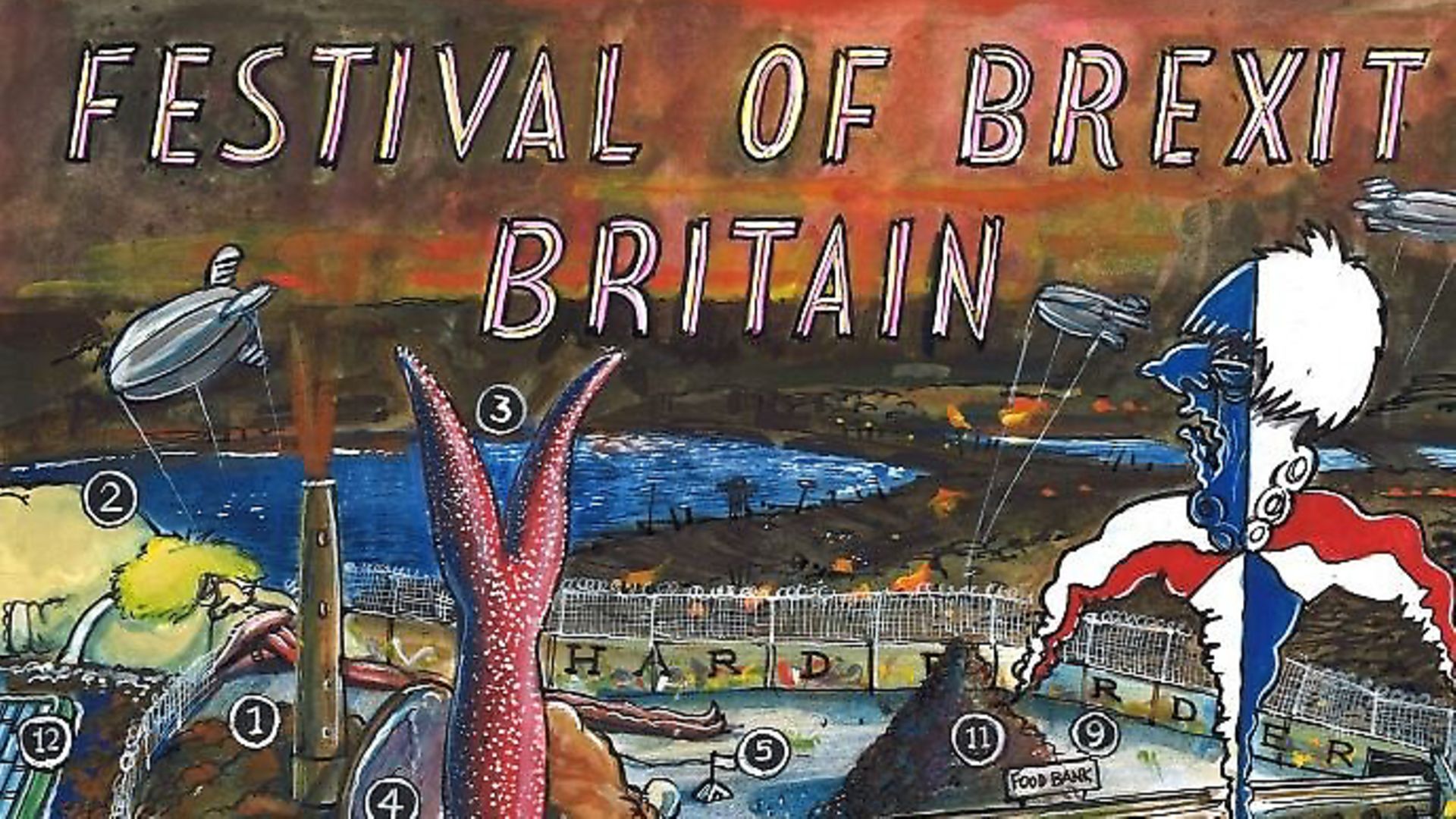 Festival of Brexit Britain. Image: TNE/Martin Rowson. - Credit: Archant