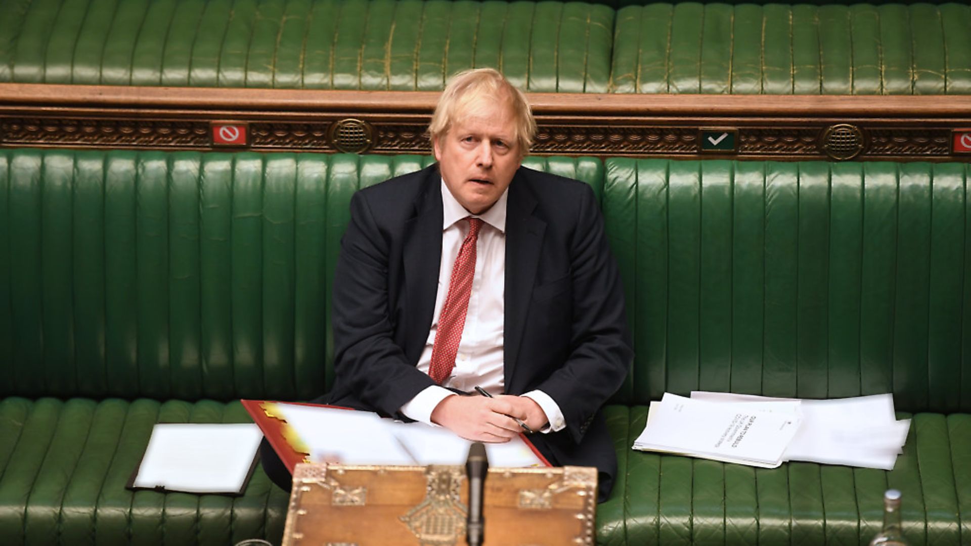 Boris Johnson in the House of Commons. Photograph: UK Parliament/Jessica Taylor - Credit: Archant