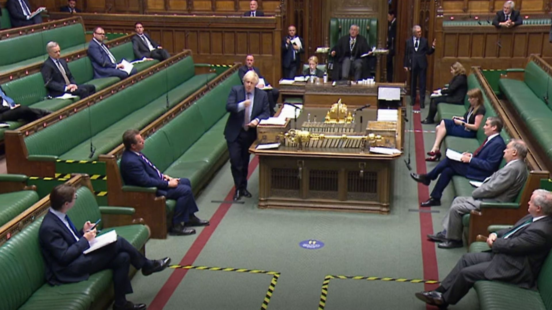 Prime Minister Boris Johnson speaks during Prime Minister's Questions in the House of Commons. Photograph: House of Commons/PA Wire. - Credit: PA