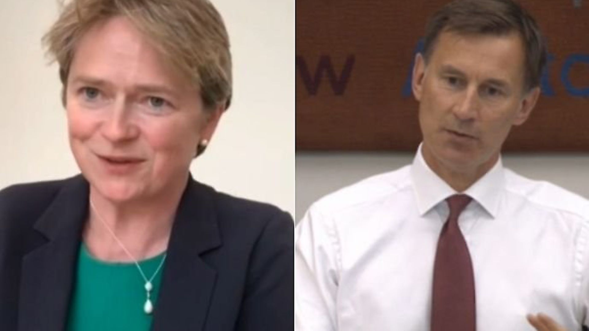 Dido Harding is questioned by Jeremy Hunt and the Health and Social Care Committee. Photograph: Parliament TV. - Credit: Archant