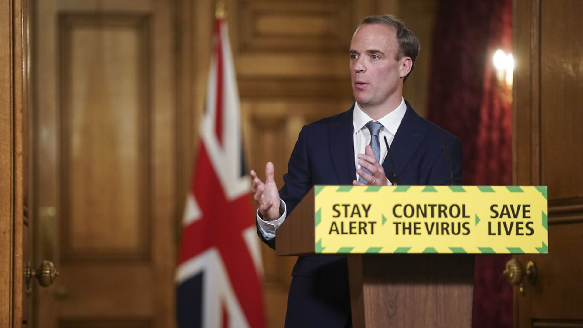 Foreign secretary Dominic Raab. Photograph: Twitter. - Credit: PA