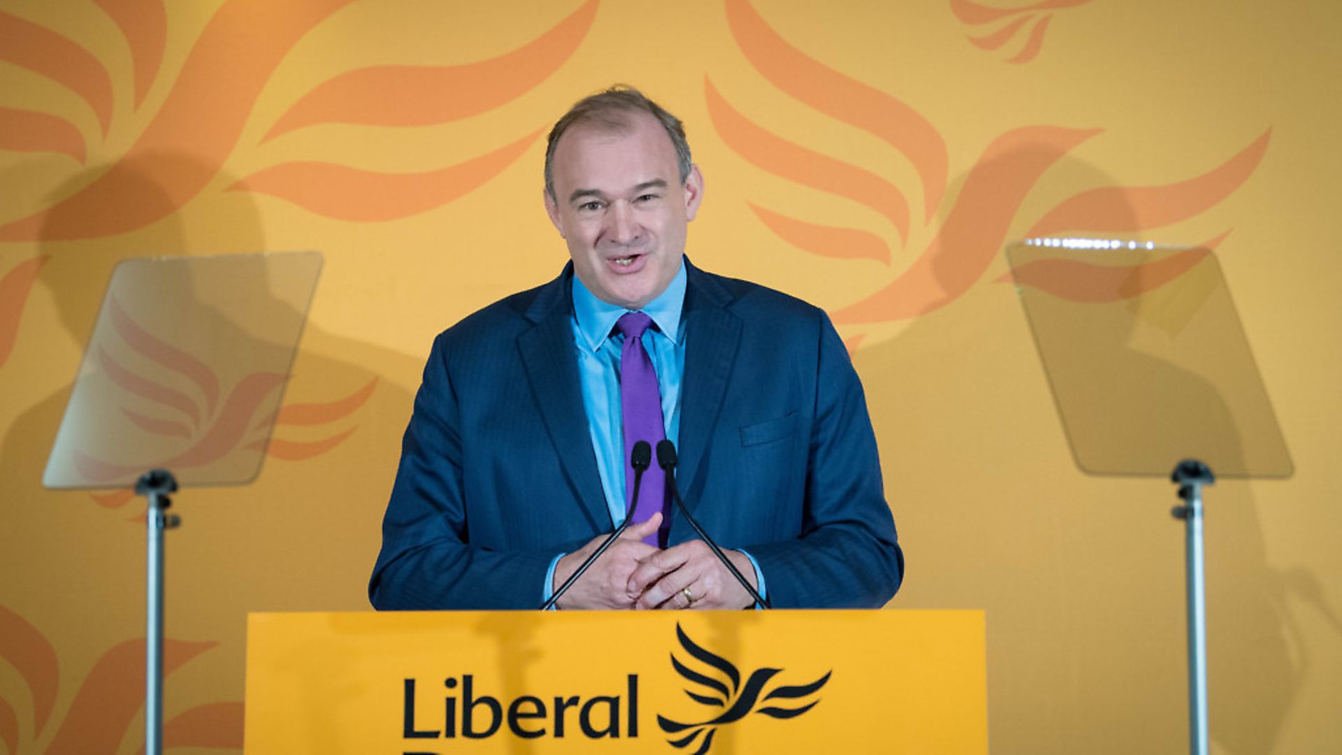 Sir Ed Davey speaks after he was elected as the leader of the Liberal Democrats. Photograph: Stefan Rousseau/PA. - Credit: PA