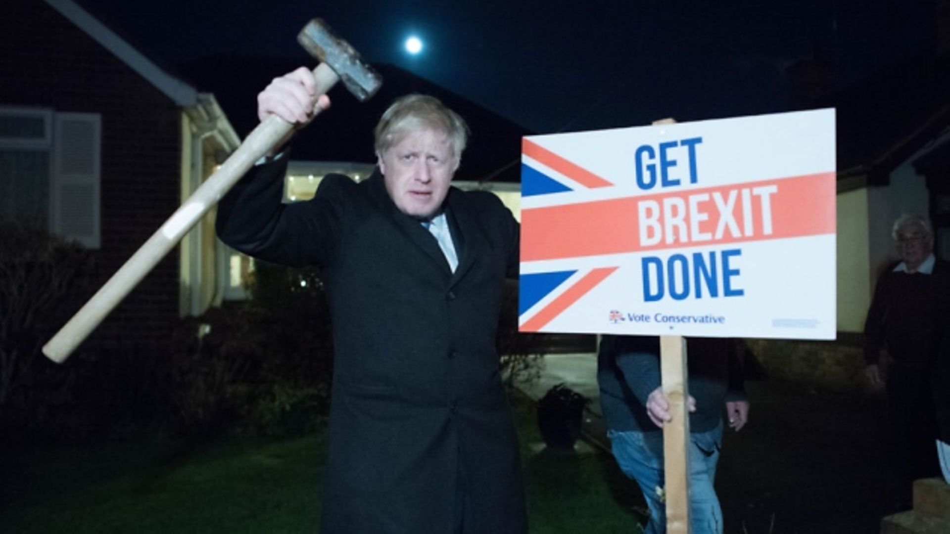 Boris Johnson during the general election campaign. Photograph: Stefan Rousseau/PA Wire.