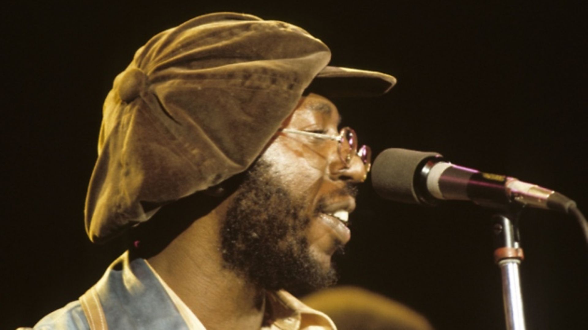 Curtis Mayfield in concert: November 1, 1972. (Photo by Walt Disney Television via Getty Images Photo Archives/Walt Disney Television via Getty Images) - Credit: Walt Disney Television via Getty Images