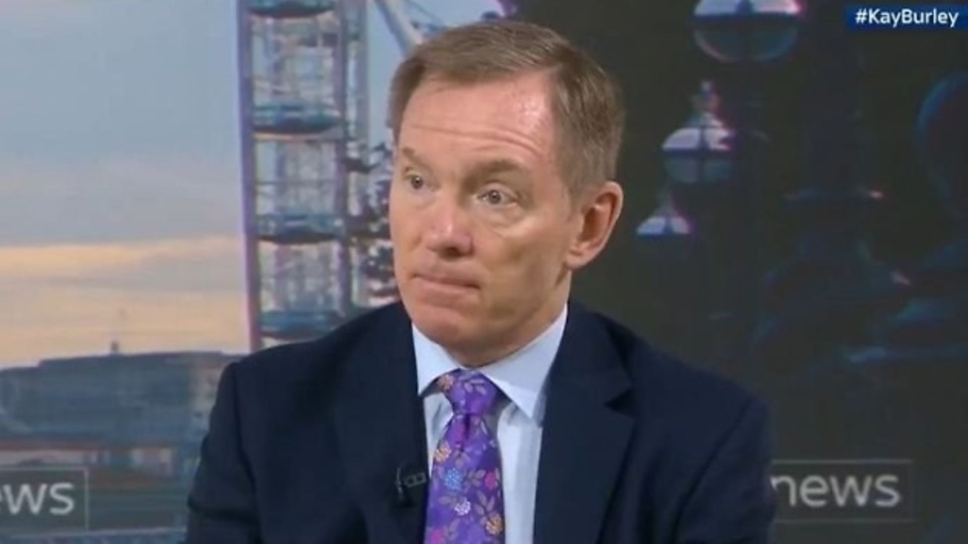 Labour MP Chris Bryant on Sky News. Photograph: Sky News/Twitter.