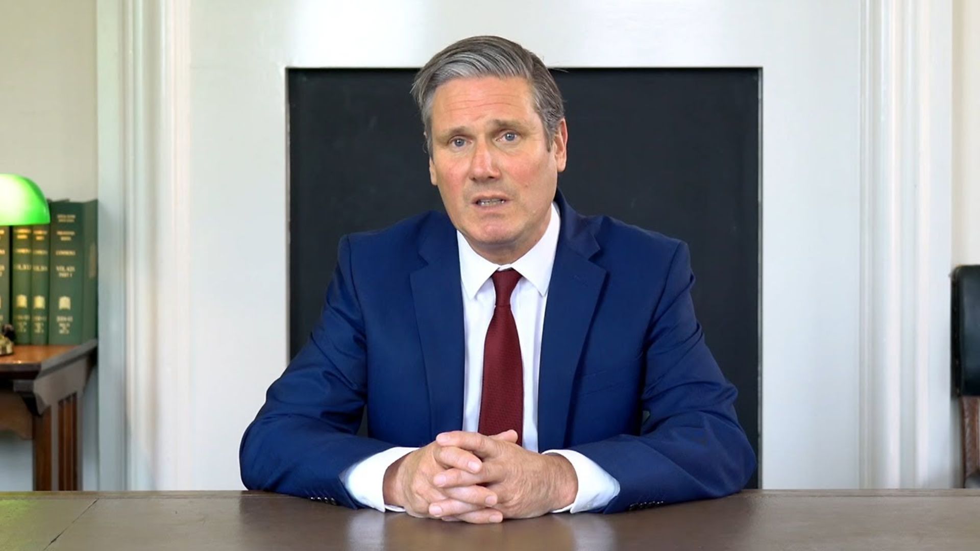 Keir Starmer during his last televised address. - Credit: BBC