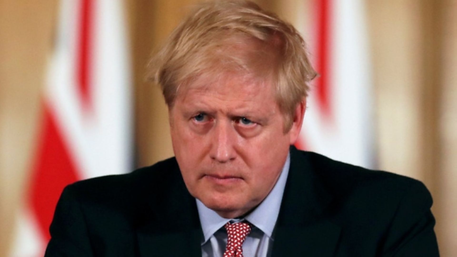 Boris Johnson inside 10 Downing Street. - Credit: Simon Dawson/PA.