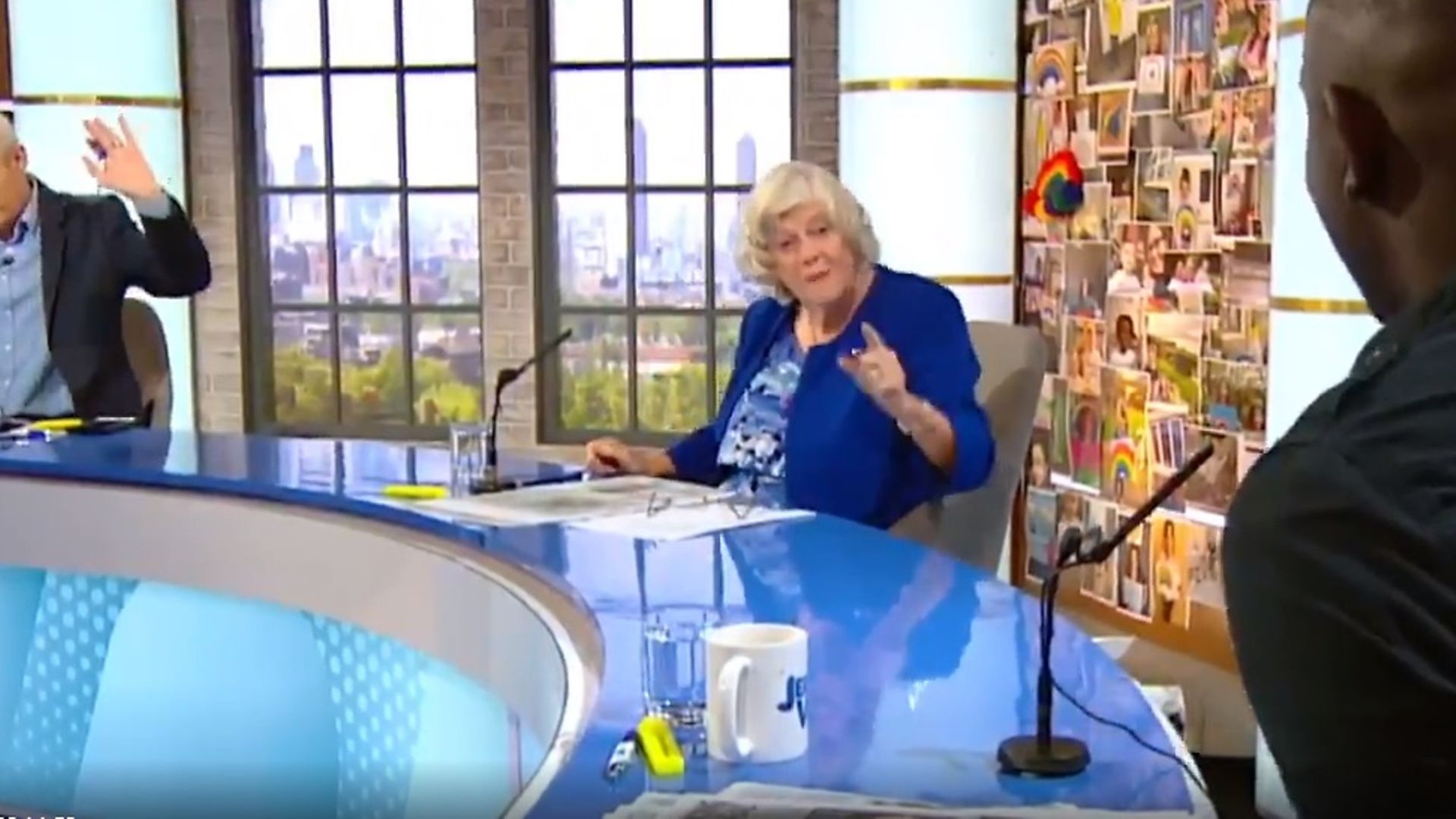 Ann Widdecombe on Jeremy Vine's Channel 5 show - Credit: Channel 5