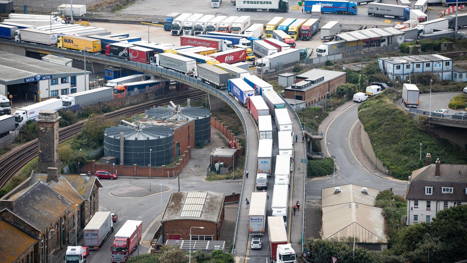 Lorry drivers will need a special permit to enter Kent from neighbouring counties after Brexit - Credit: PA