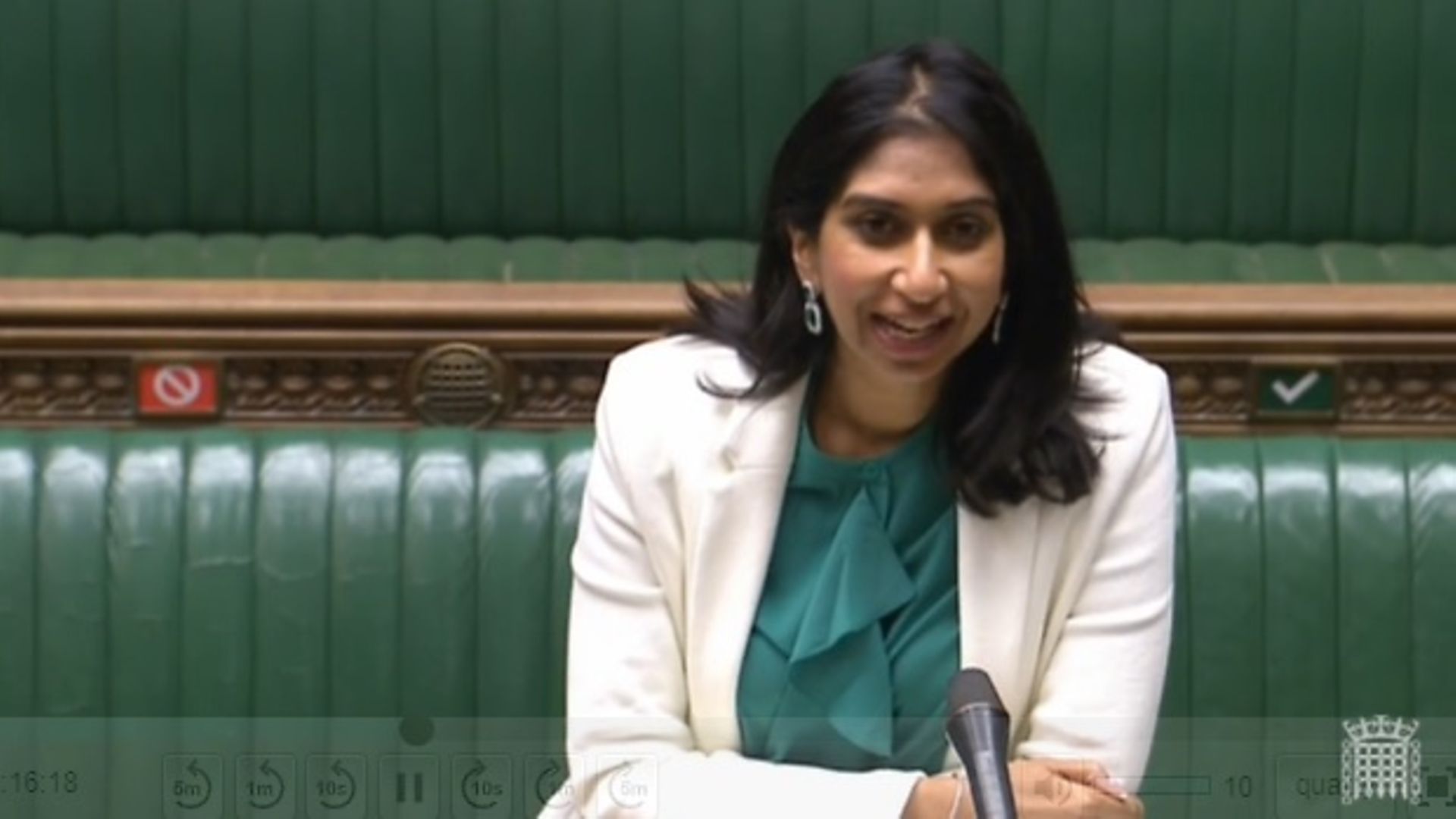 Suella Braverman - Credit: Parliament TV