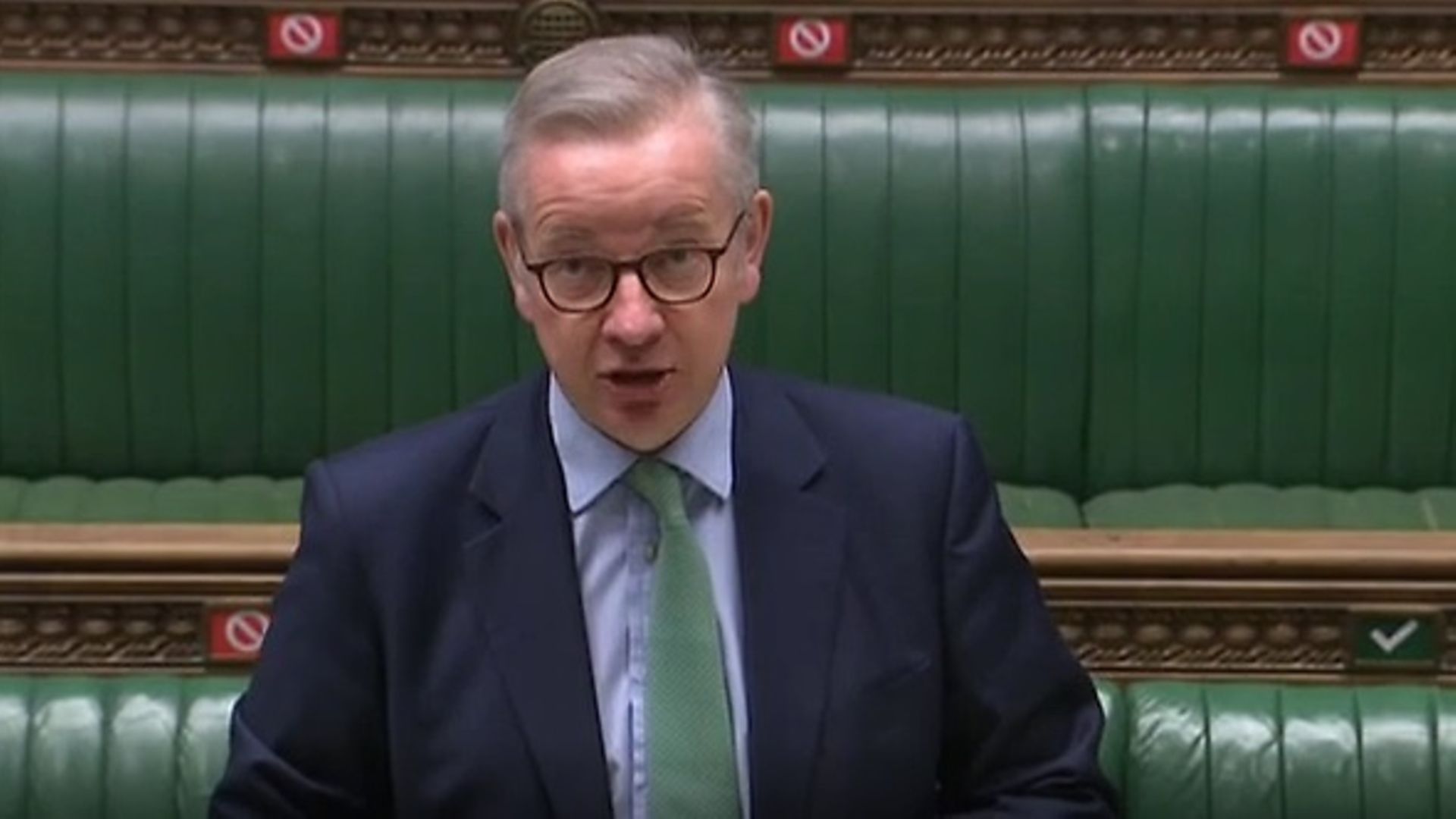 Michael Gove in the House of Commons - Credit: Parliament TV