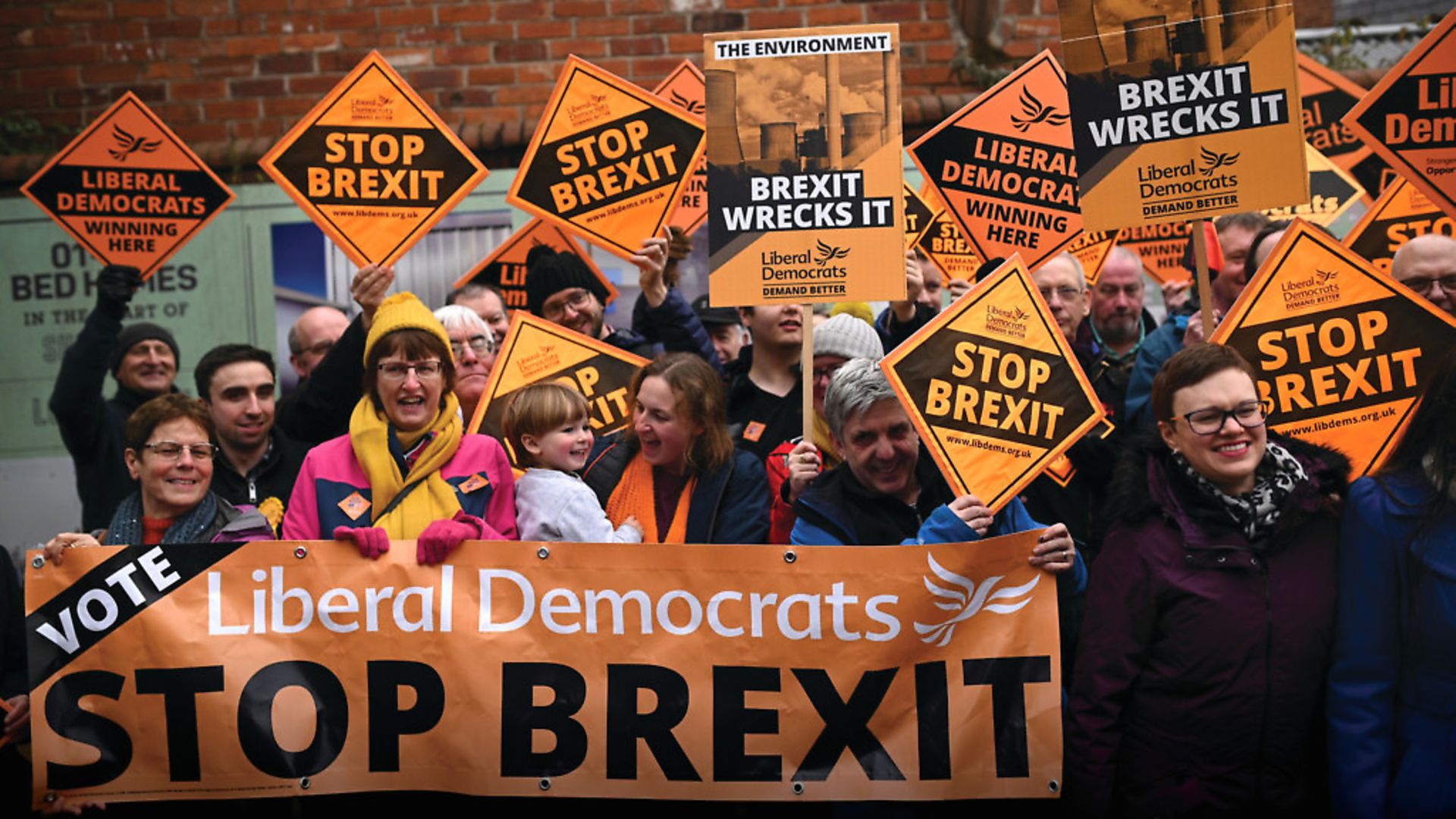 Supporters wait for the arrival of Jo Swinson during the last election campaign. Picture: OLI SCARFF/AFP via Getty Images - Credit: AFP via Getty Images