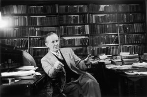 JRR Tolkien, the South African-born philologist and author of 'The Hobbit' and 'The Lord Of The Rings'.