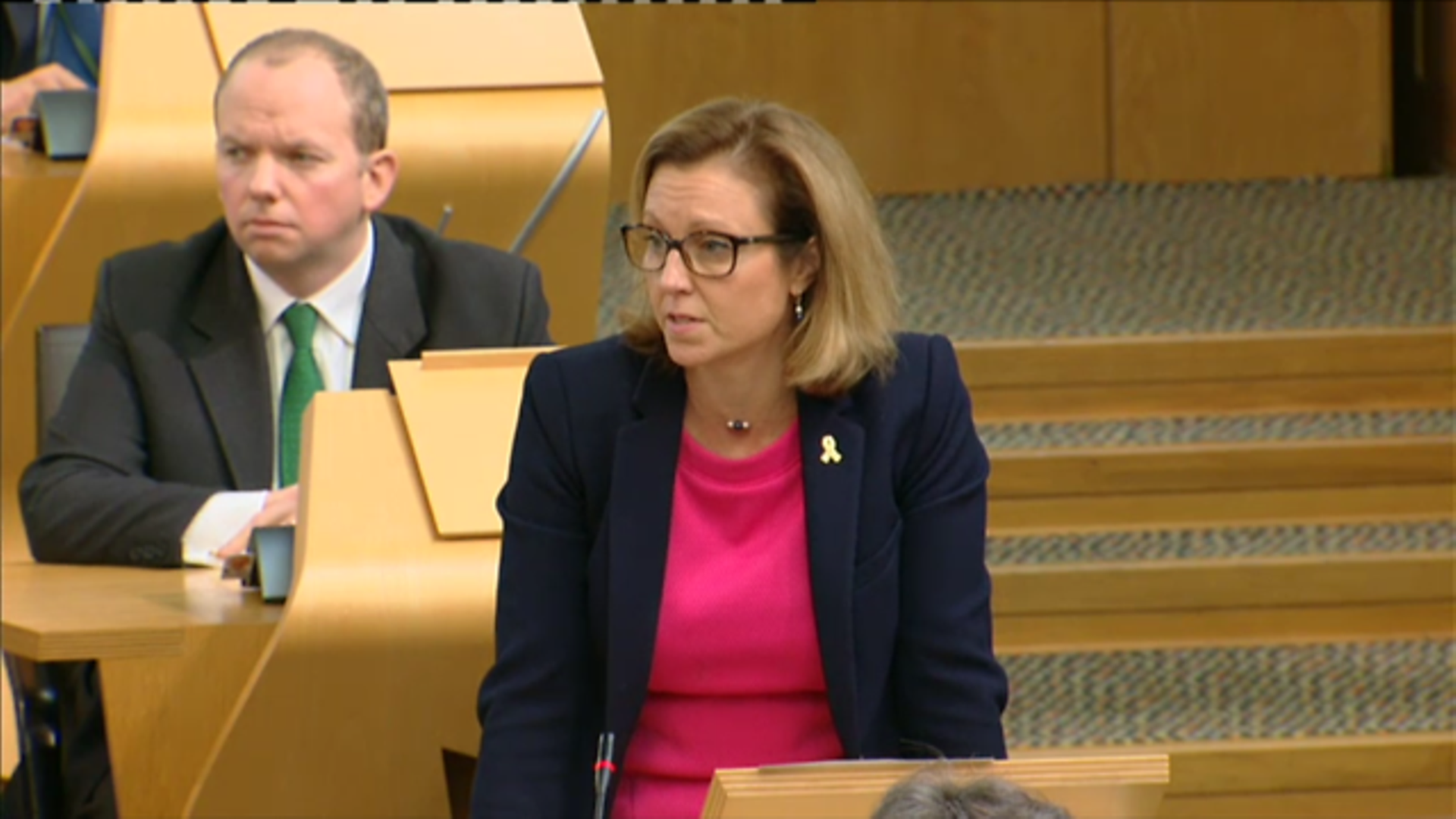 Rachael Hamilton in the Scottish parliament - Credit: Scottish Parliament