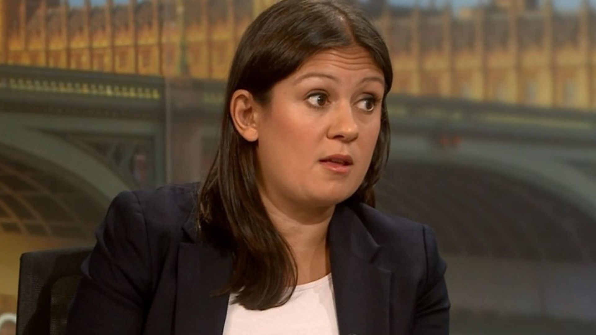 Shadow foreign secretary Lisa Nandy in a former TV appearance - Credit: Archant