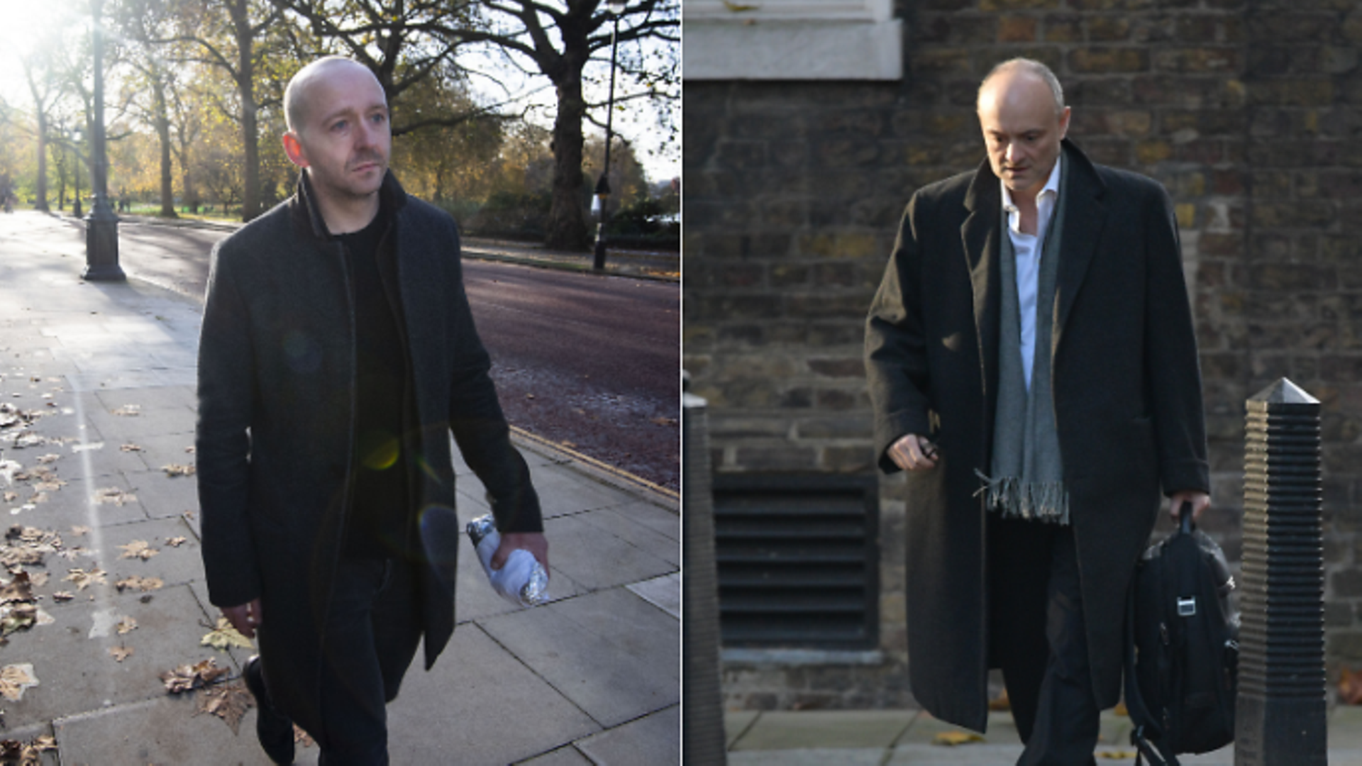 Lee Cain, the former director of communications at Number 10 (left) and Dominic Cummings, Boris Johnson's senior aide (right). - Credit: PA
