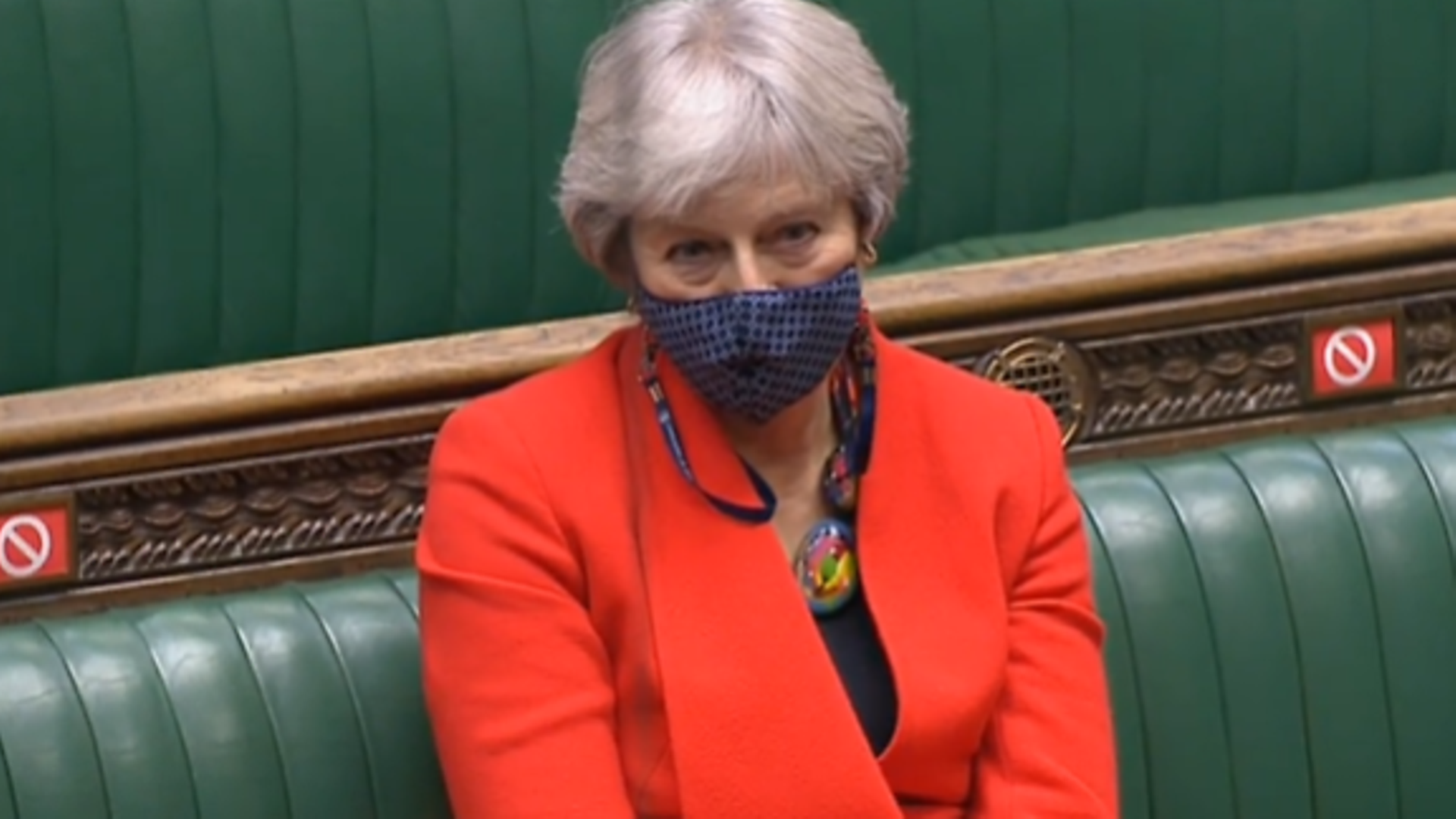 Theresa May in the House of Commons - Credit: Parliament Live