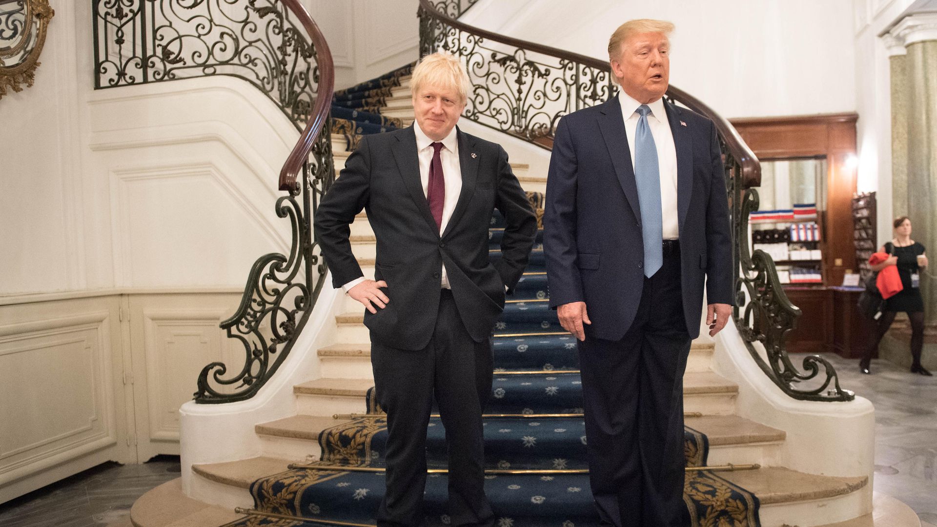 U.S. President Donald Trump and Britain's Prime Minister Boris Johnson - Credit: Getty Images