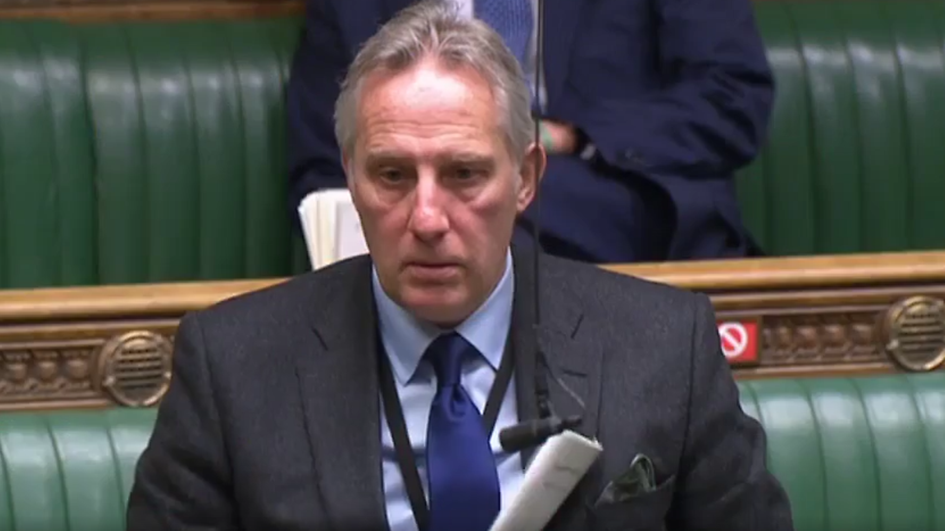 MP Ian Paisley in the House of Commons - Credit: Parliament Live