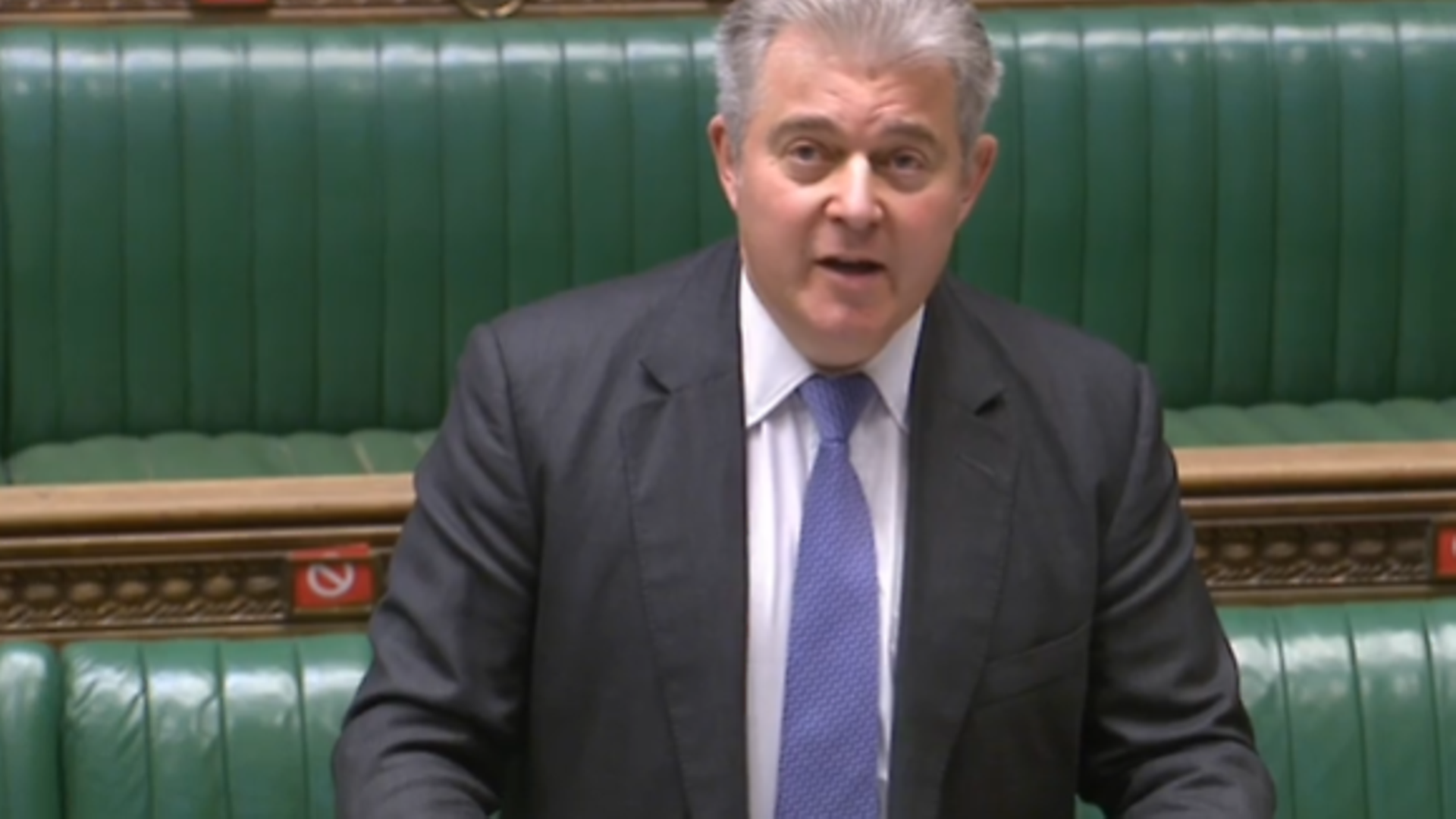 Brandon Lewis in the House of Commons - Credit: Parliament Live