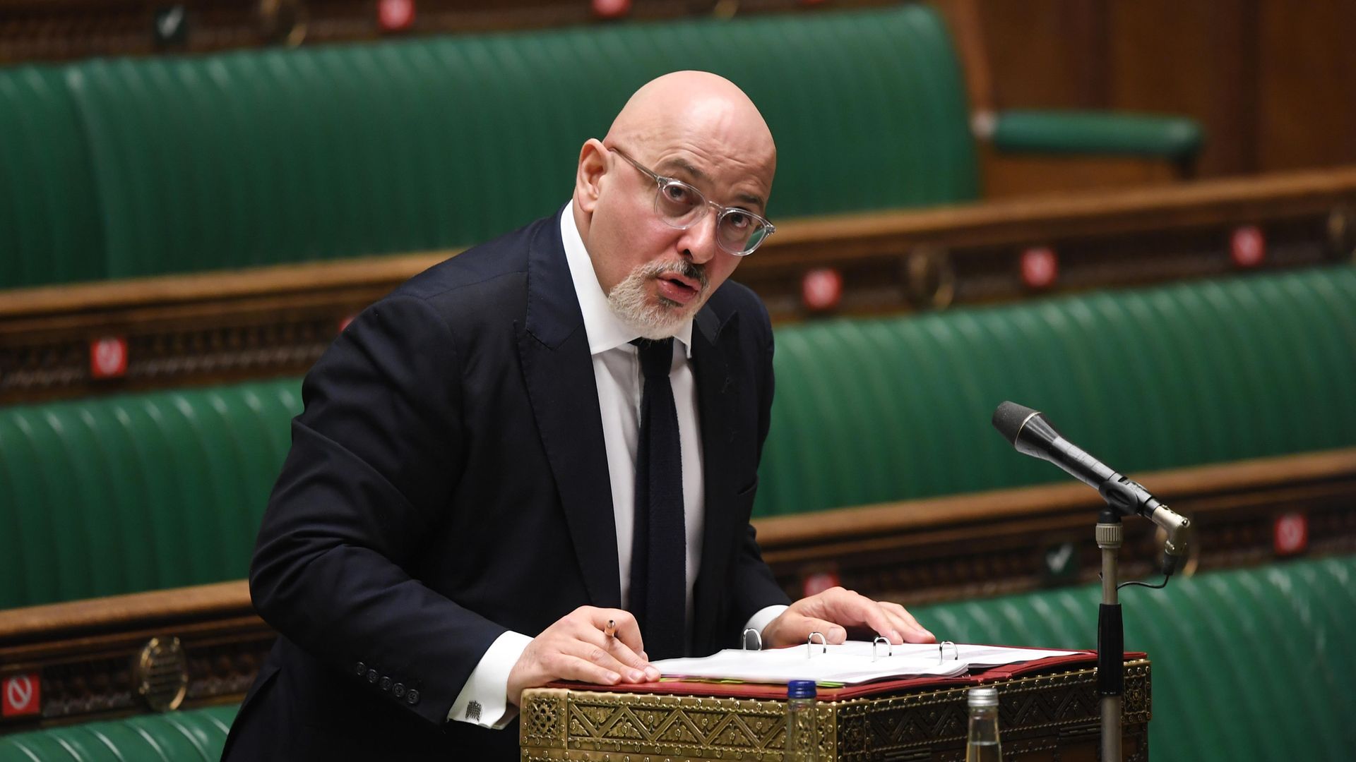 Nadhim Zahawi in the House of Commons. Photo: PA