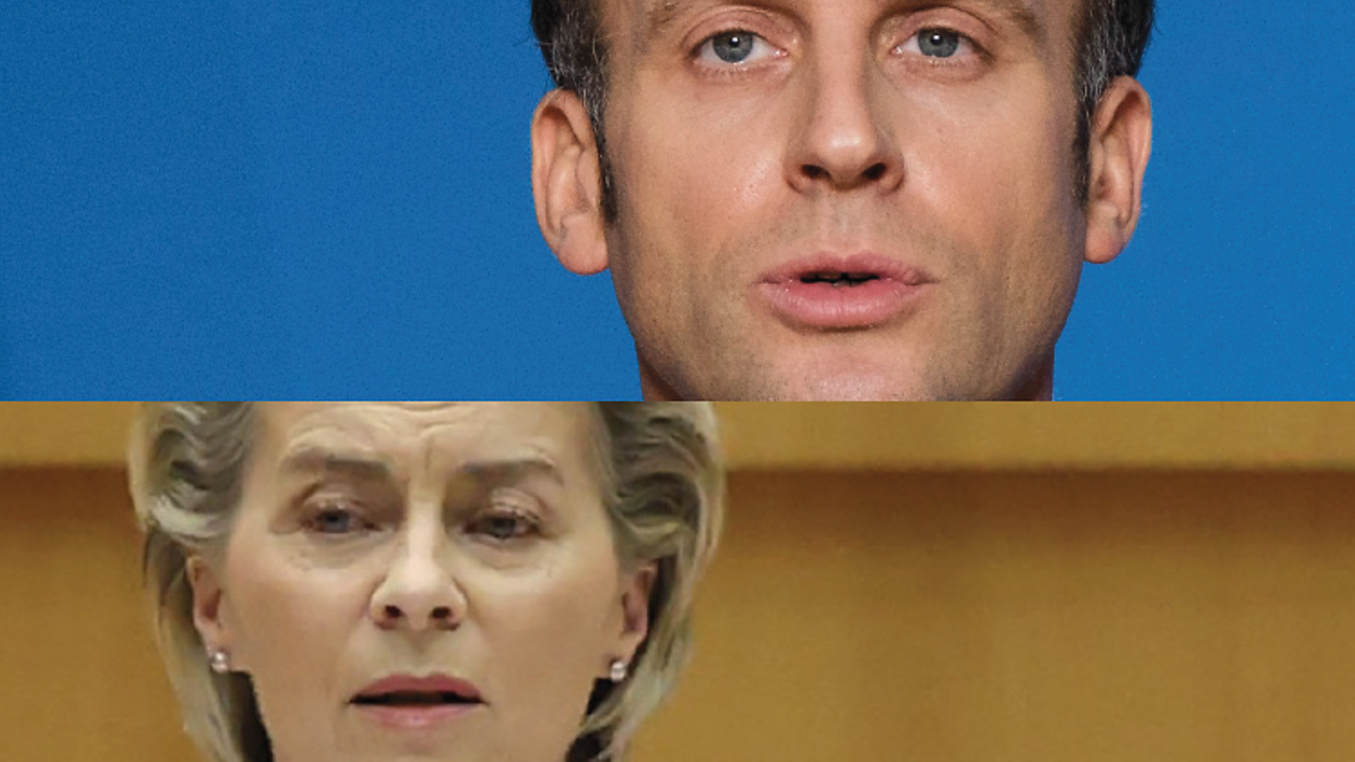 Emmanuel Macron and Ursula von der Leyen - Credit: The New European