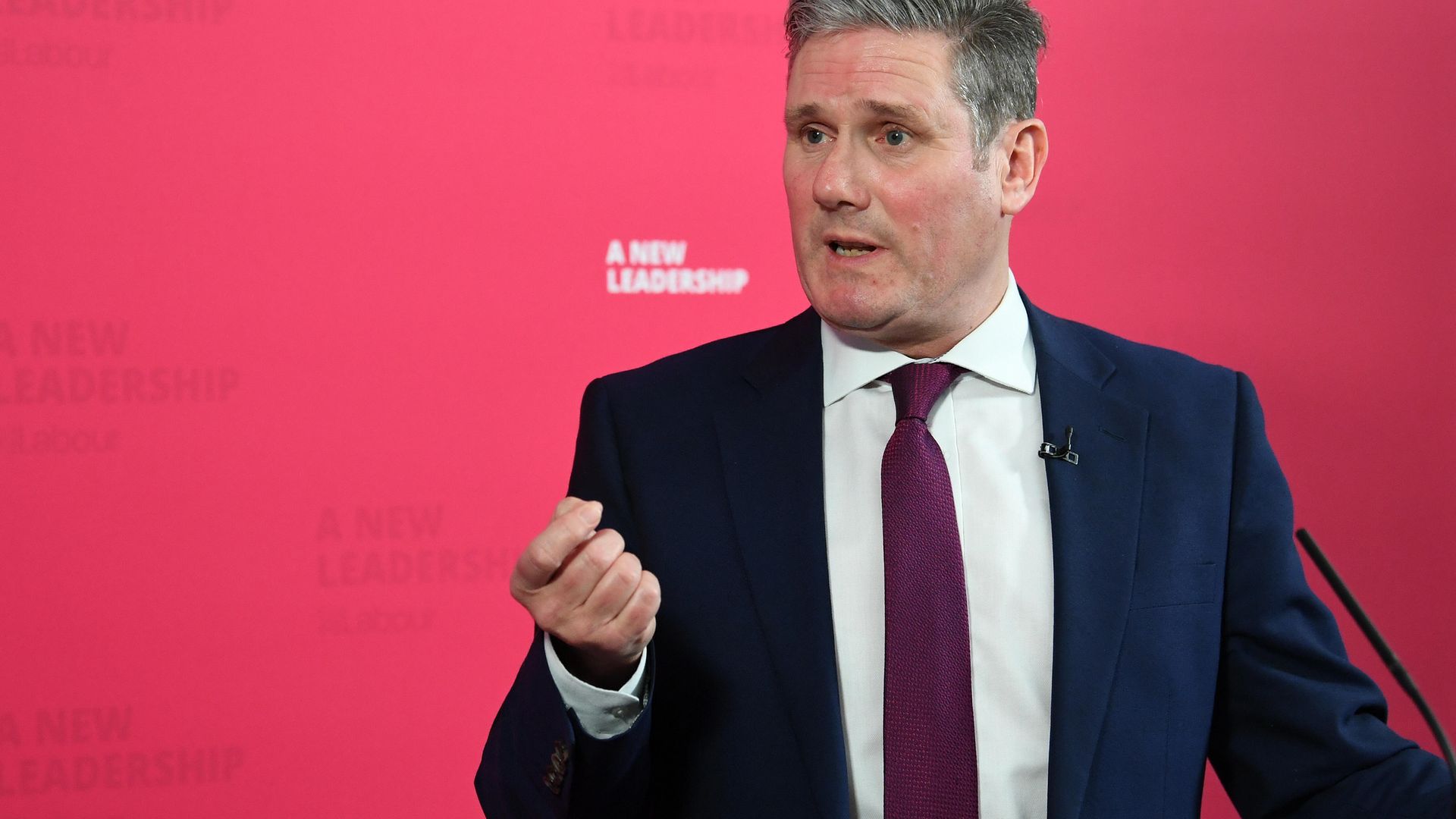 Labour leader Sir Keir Starmer delivers a virtual statement from the Labour Party headquarters, London, following the announcement of an agreement of a post-Brexit trade deal. - Credit: PA