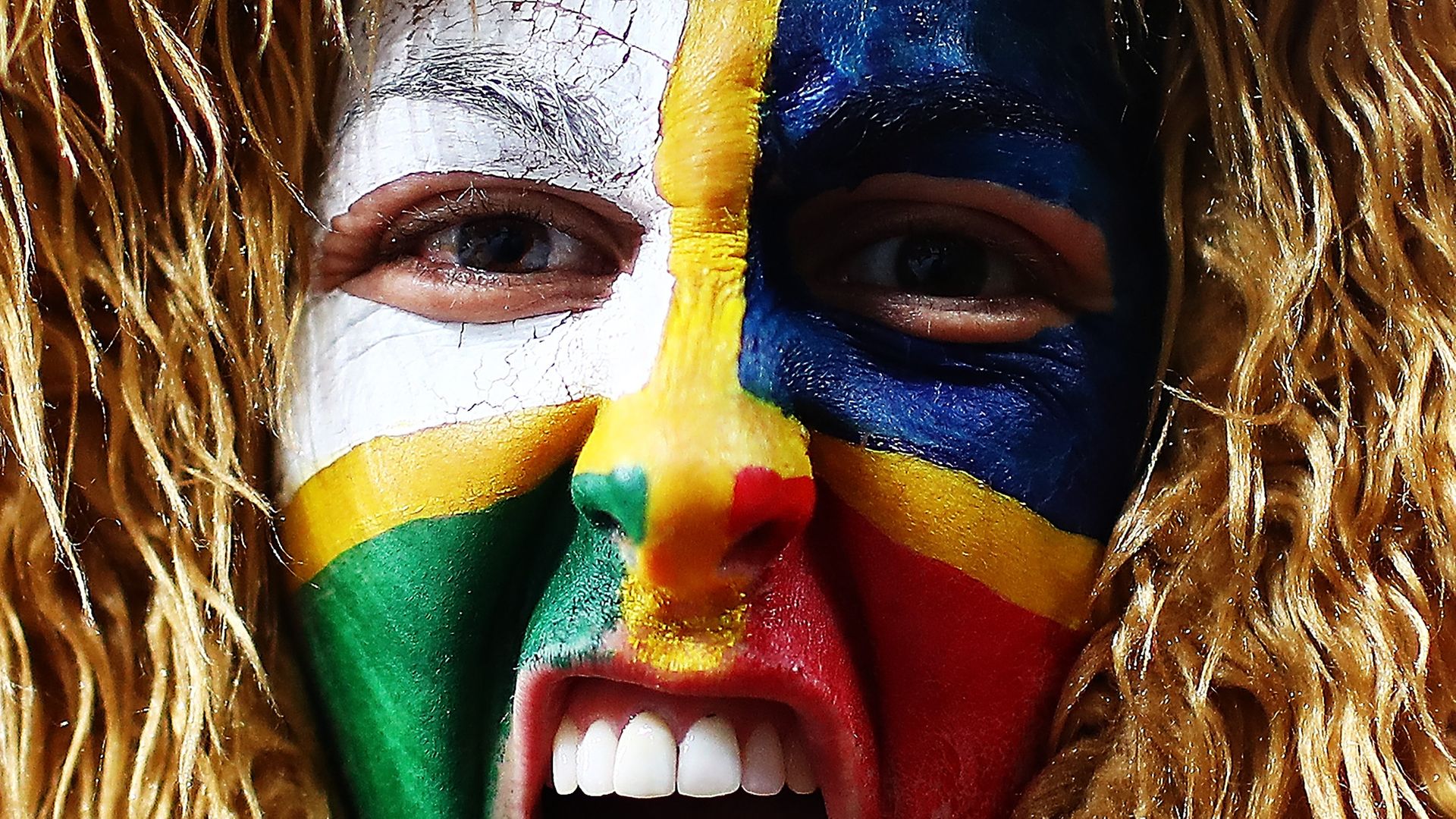 A Lions fan shows her support during a Test match between the New Zealand All Blacks and the British & Irish Lions - Credit: Getty Images