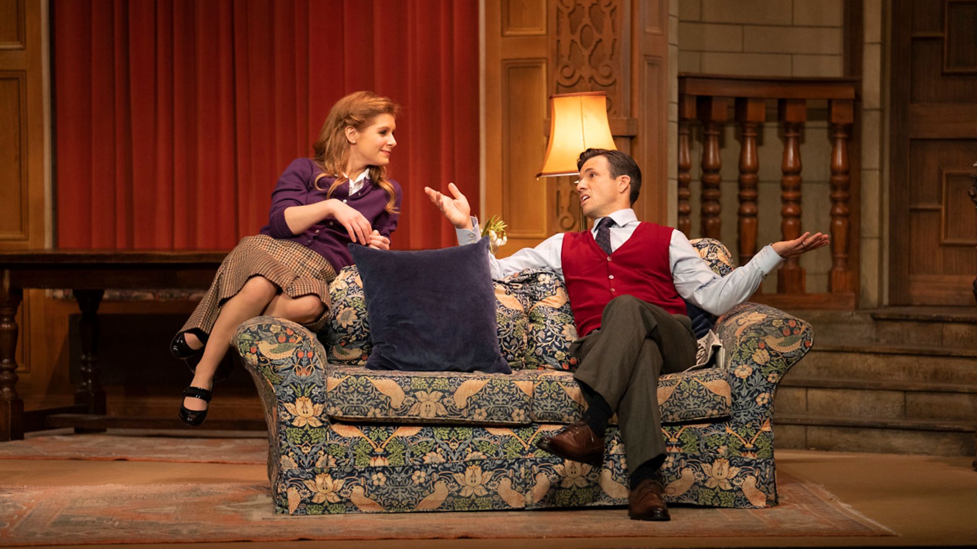 Cassidy Janson and Danny Mac in The Mousetrap - Credit: ©Tristram Kenton