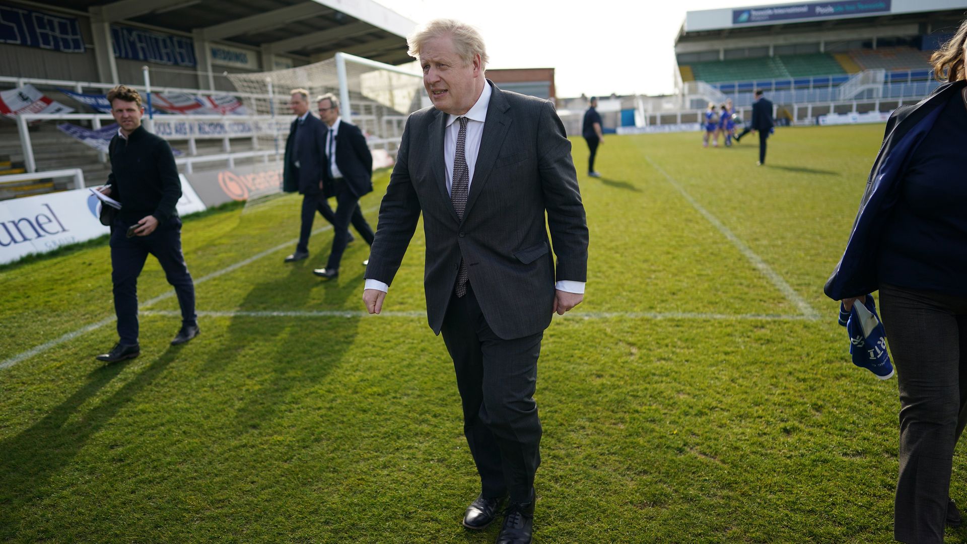 Government insiders claimed Boris Johnson supported plans for a European Super League - Credit: PA