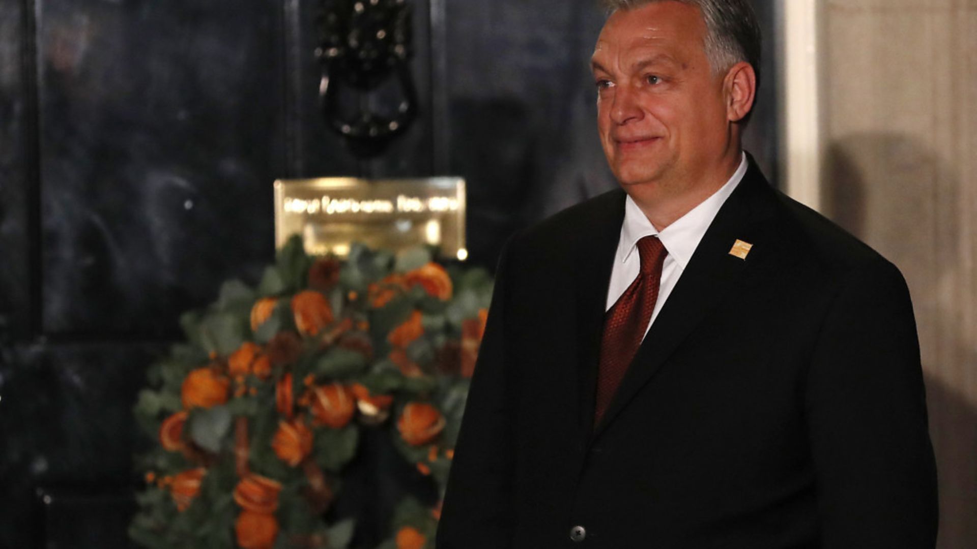 Hungarian Prime Minister Viktor Orban arriving at 10 Downing Street - Credit: PA Wire/PA Images