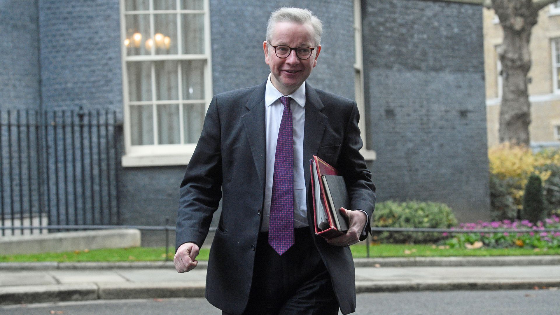 Michael Gove in Downing Street - Credit: PA