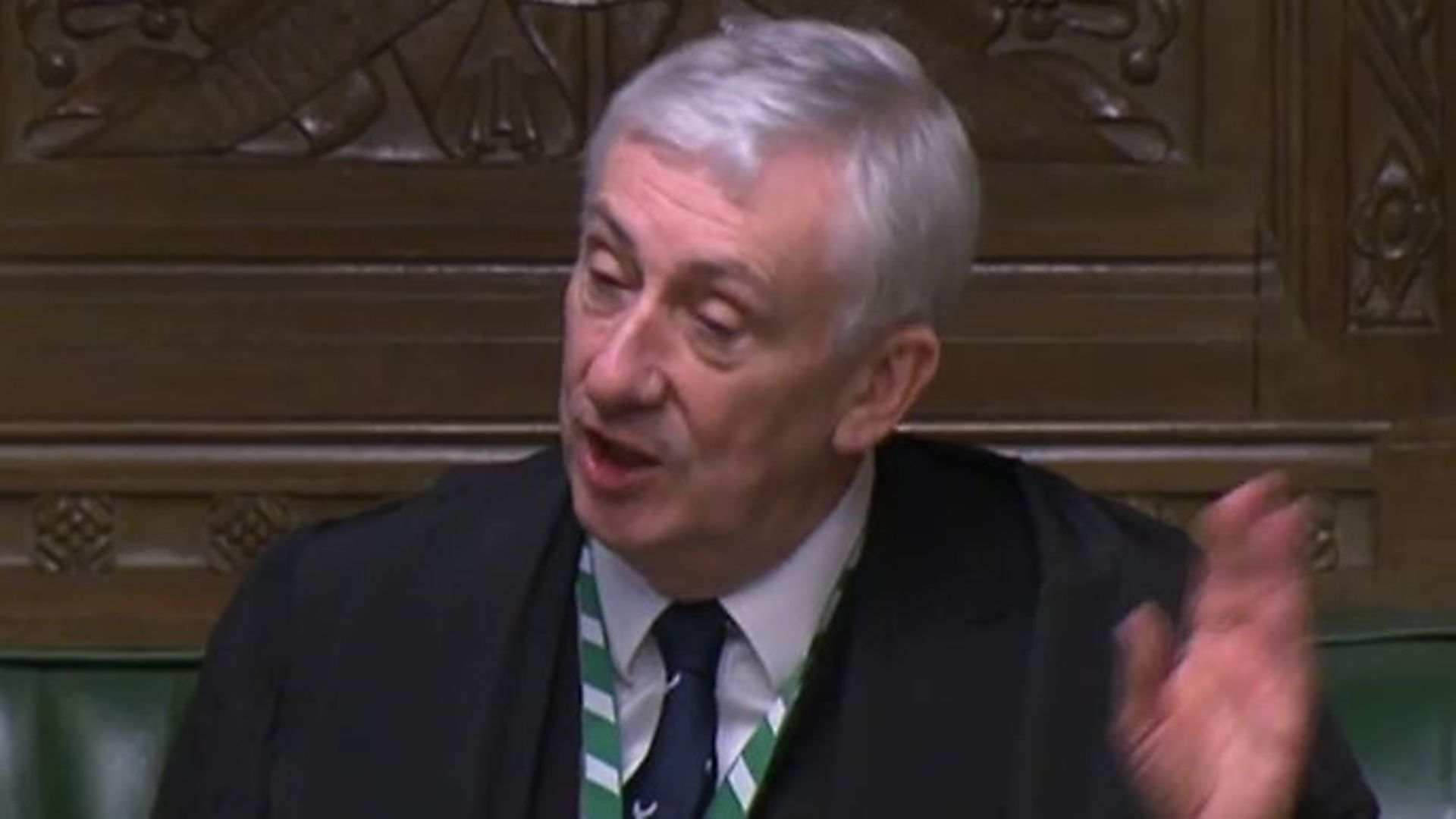 Sir Lindsay Hoyle (pictured above) in the House of Commons - Credit: Parliamentlive.tv