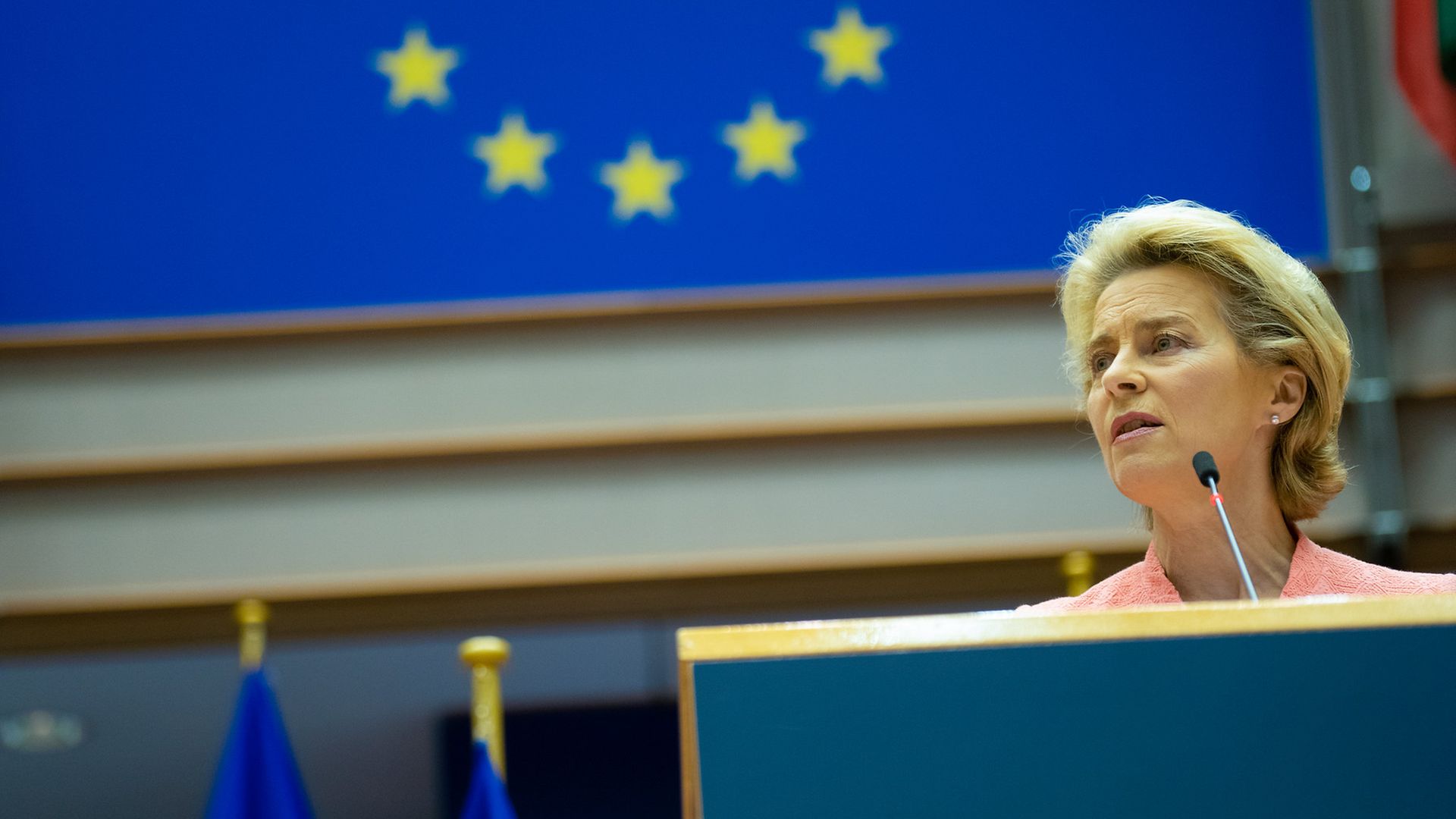 EU Commission president Ursula von der Leyen - Credit: European Parliament