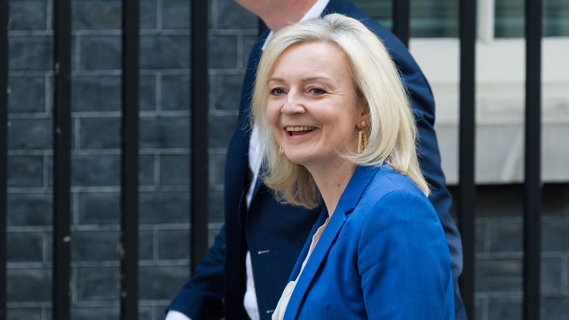 Liz Truss in Downing Street. Photo: Wiktor Szymanowicz/Barcroft Media via Getty Images