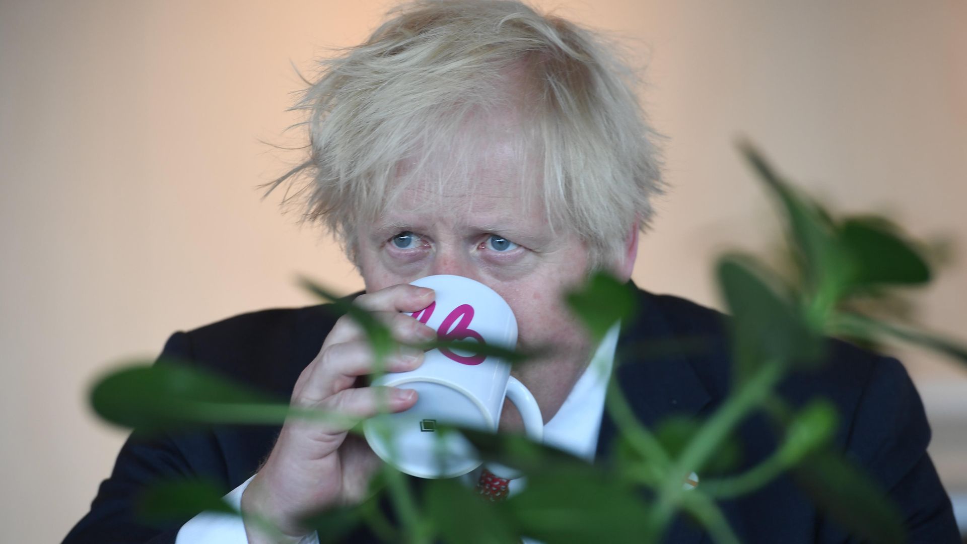 Prime Minister Boris Johnson during a visit to the offices of energy company Bulb in central London - Credit: PA