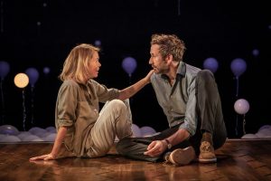 Anna Maxwell Martin and Chris
O’Dowd in Constellations,
which offers plenty of stars but
not much of a picture
Photo: Marc Brenner