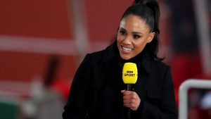 BBC sports pundit Alex Scott, whose accent has been criticised - Credit: Getty Images