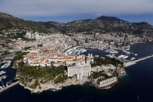 An aerial view of Monaco. Photograph: Getty Images.