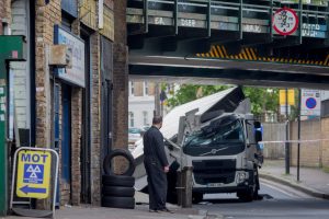 What could possibly go wrong if lorry driver training standards are relaxed? Photo: Richard Baker/In Pictures via Getty Images.