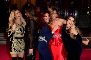 The Real Housewives of Cheshire cast Leanne Brown, Misse Beqiri, Lauren Simon, Ampika Pickston and Tanya Bardsley attending the ITV Gala at the London Palladium. Credit: Ian West/PA Archive/PA Images