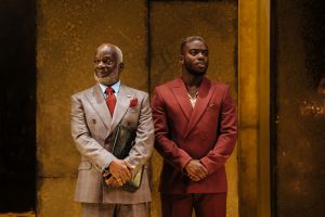 Joseph Marcell and Jonathan Ajayi in Hamlet at the Young Vic. Photo: Helen Murray