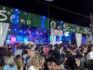 Preparing for an all-nighter at Zafra's feria. Photos: Peter Barron and Will England.