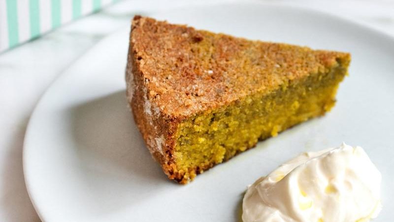 Masha Rener's pistachio cake